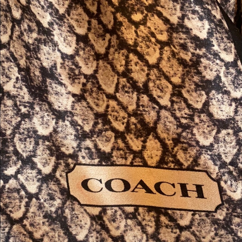 Coach Square Silk Scarf